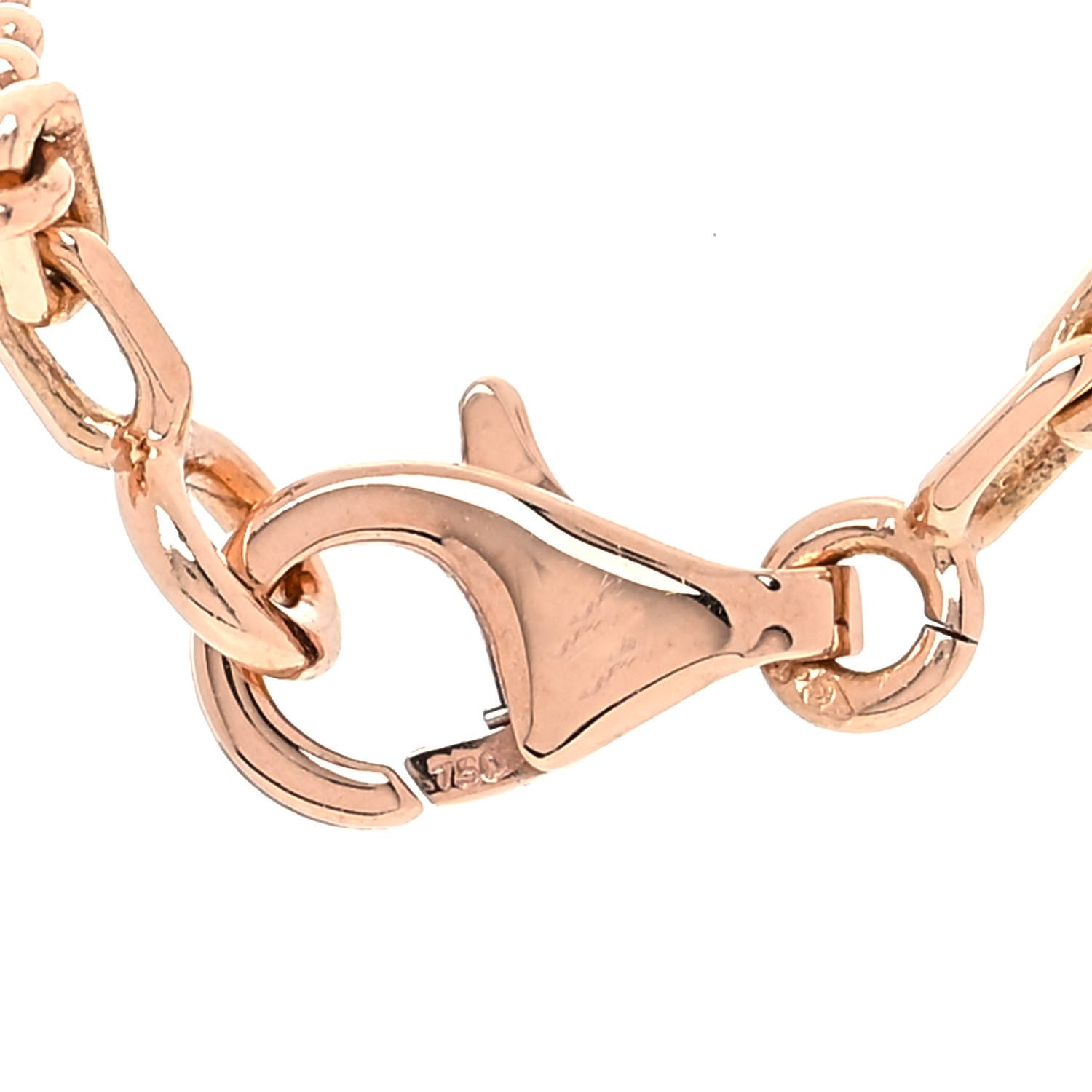 Van Cleef & Arpels 18K Rose Gold 5 Motifs Vintage Alhambra Bracelet 4 of 7