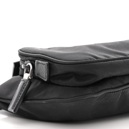 Prada Tessuto Nylon Saffiano Belt Bag Black 11 of 13
