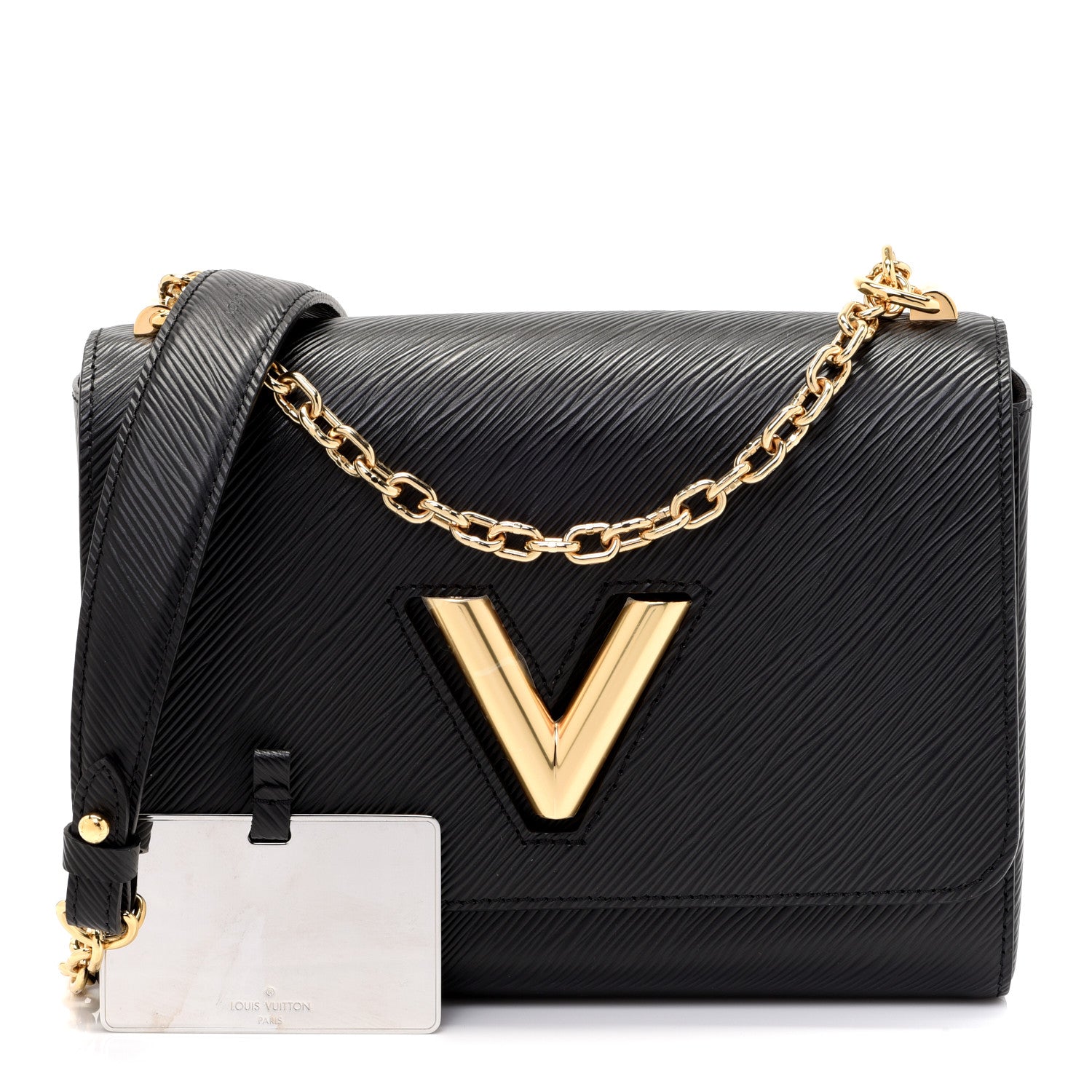 Louis Vuitton Epi Twist Shoulder Bag MM Black 1 of 11