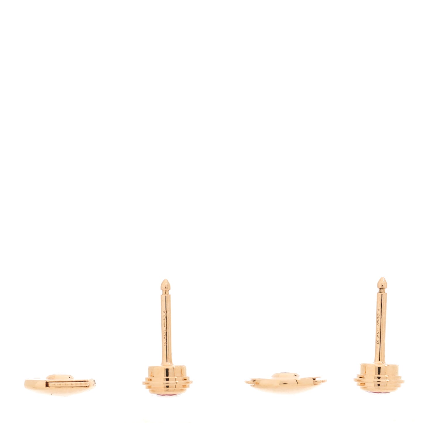 18K Pink Gold Pink Sapphire D'Amour Earrings