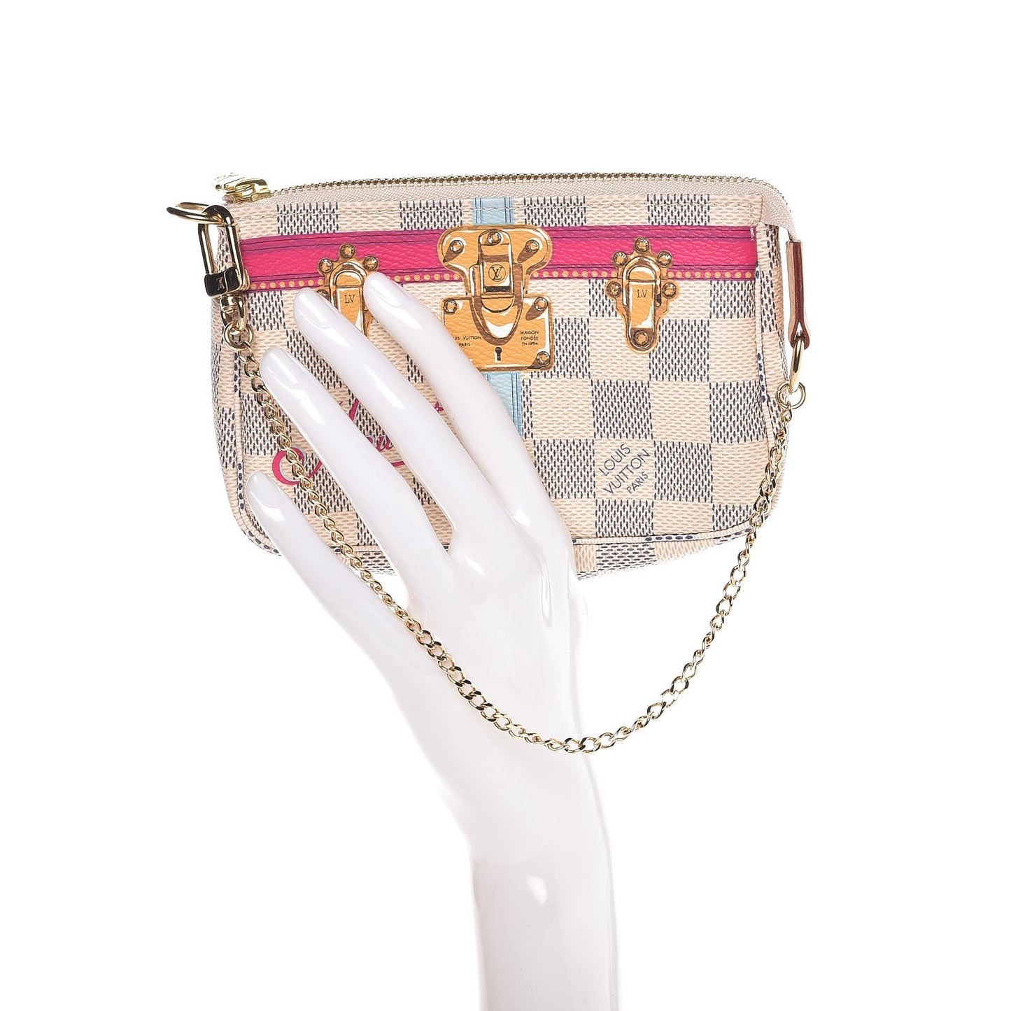 Damier Azur Summer Trunks Hawaii Mini Pochette Accessories