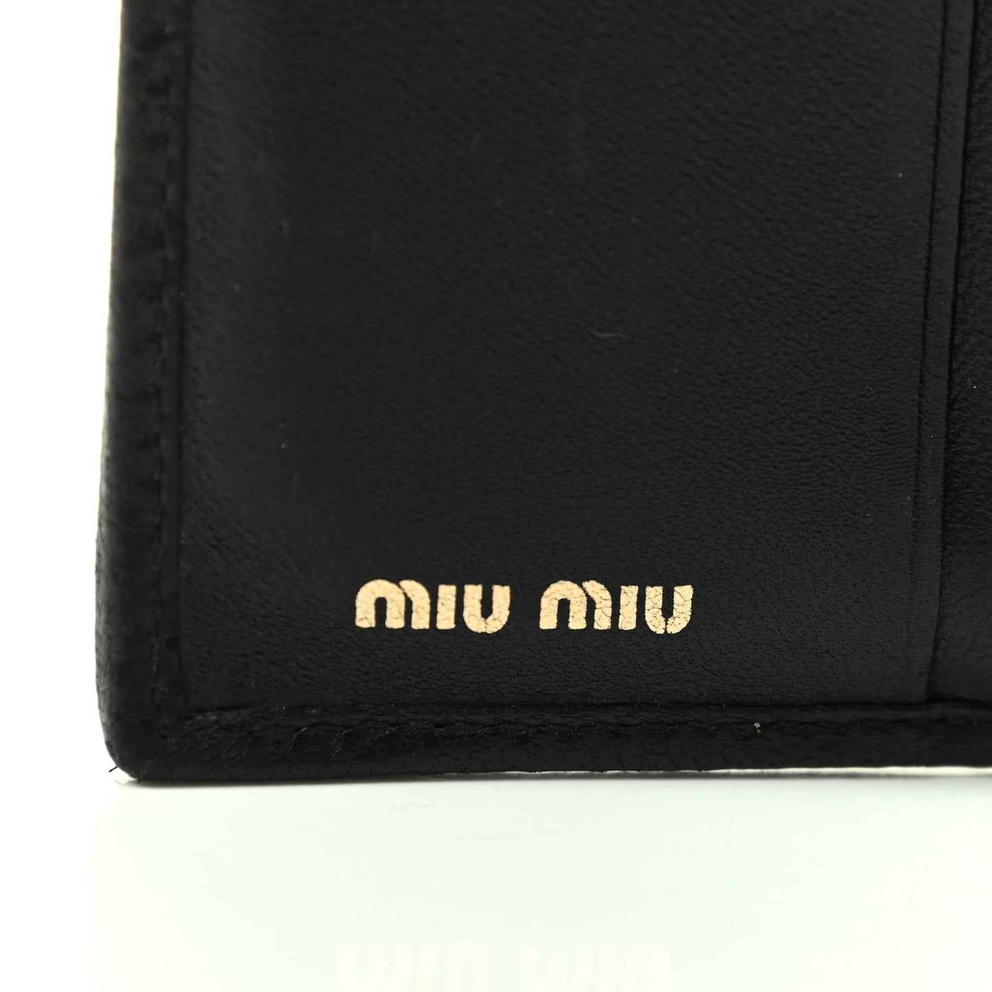 Nappa Matelasse Lux Flap Wallet Black