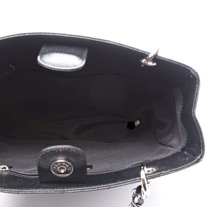 Chanel Caviar Quilted Petit Shopping Tote PST Black 4 of 10
