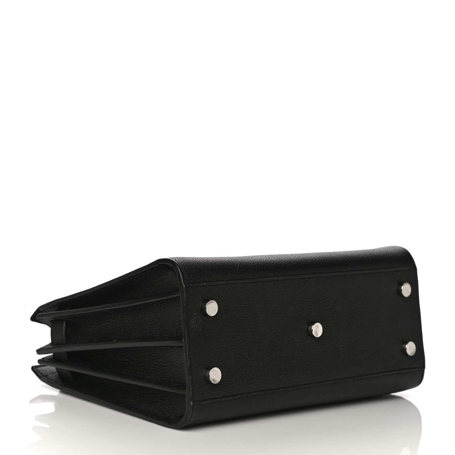Saint Laurent Grained Calfskin Baby Sac De Jour Black 4 of 14