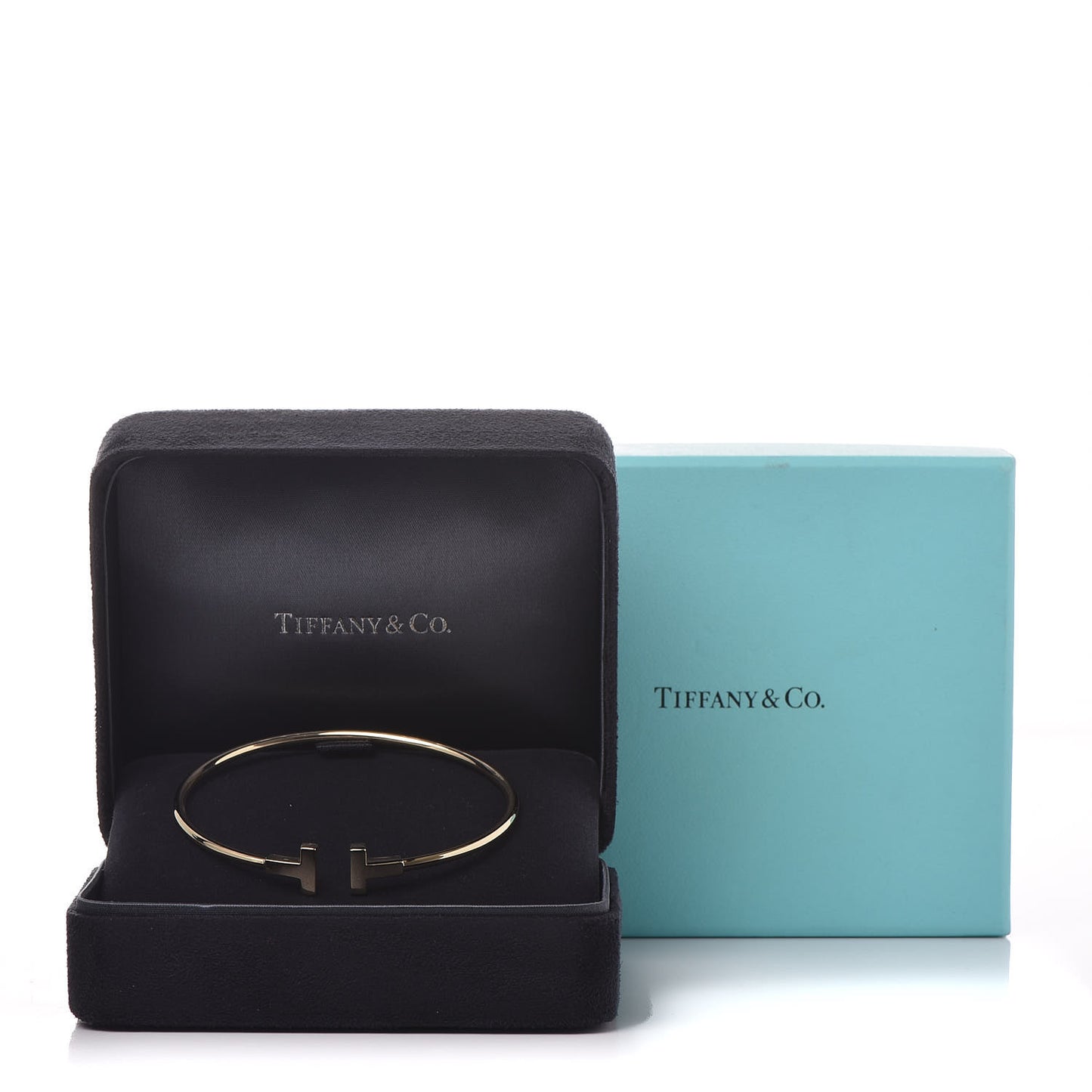18K Yellow Gold T Wire Bracelet
