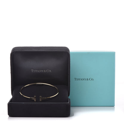 Tiffany 18K Yellow Gold T Wire Bracelet 5 of 5