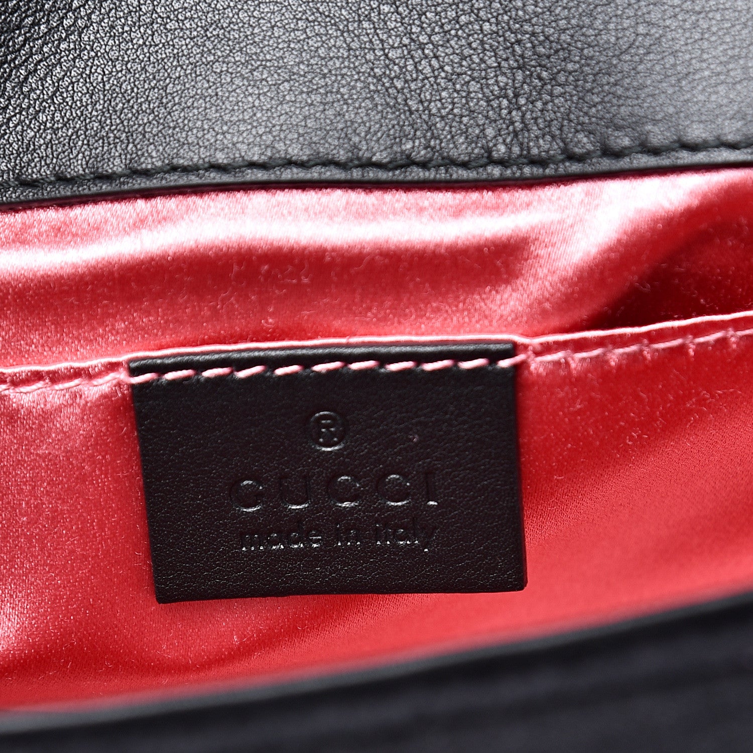 Gucci Velvet Matelasse Mini GG Marmont Shoulder Bag Black 5 of 10