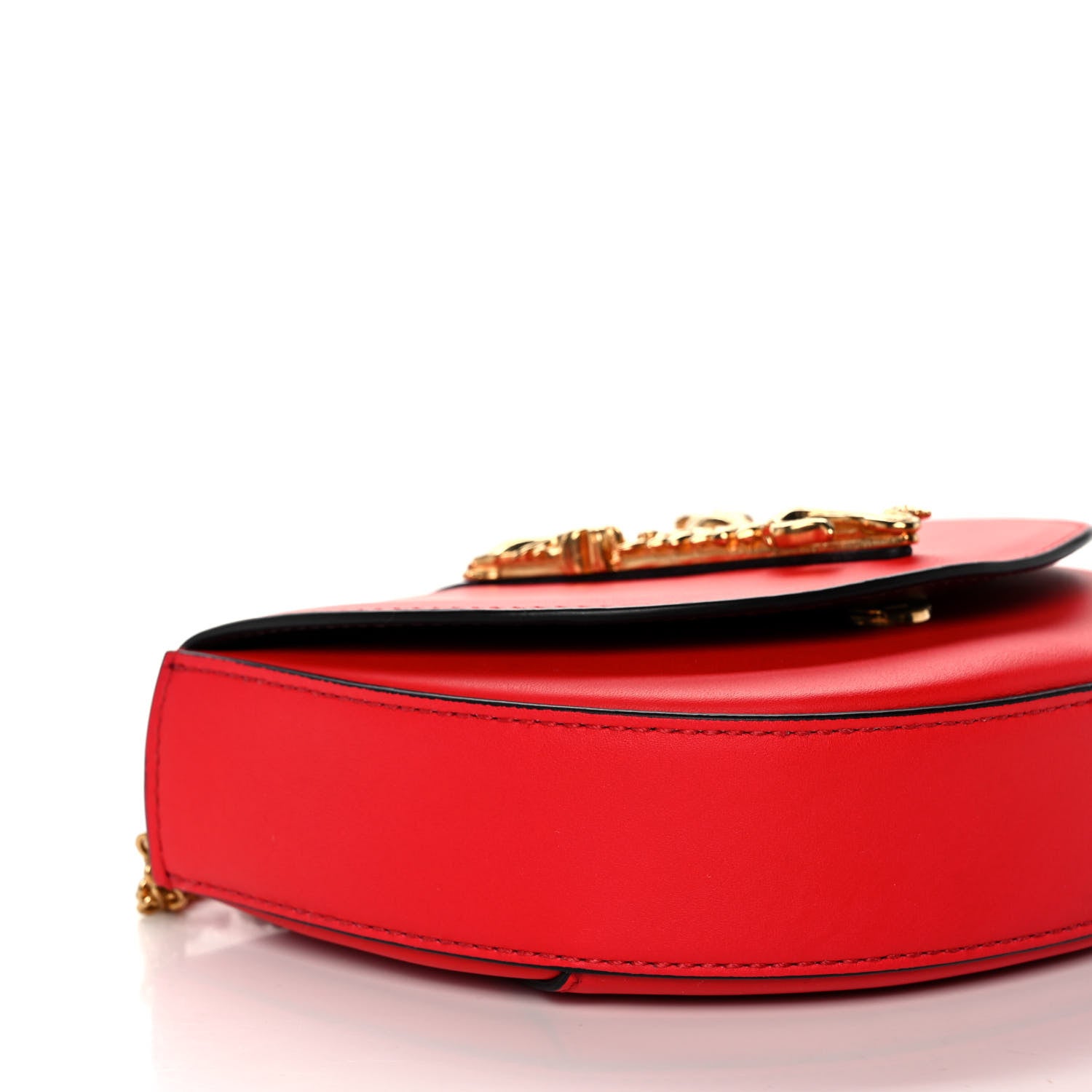 Versace Smooth Calfskin Virtus Belt Bag Red 9 of 10