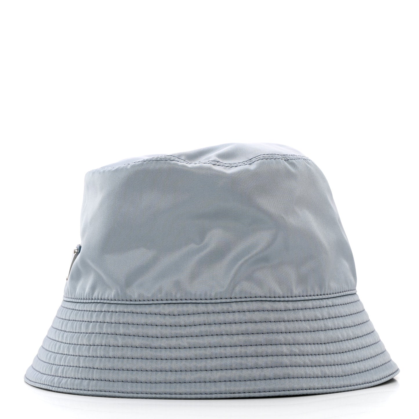 Re-Nylon Metal Triangle Logo Womens Bucket Hat M Fiordaliso