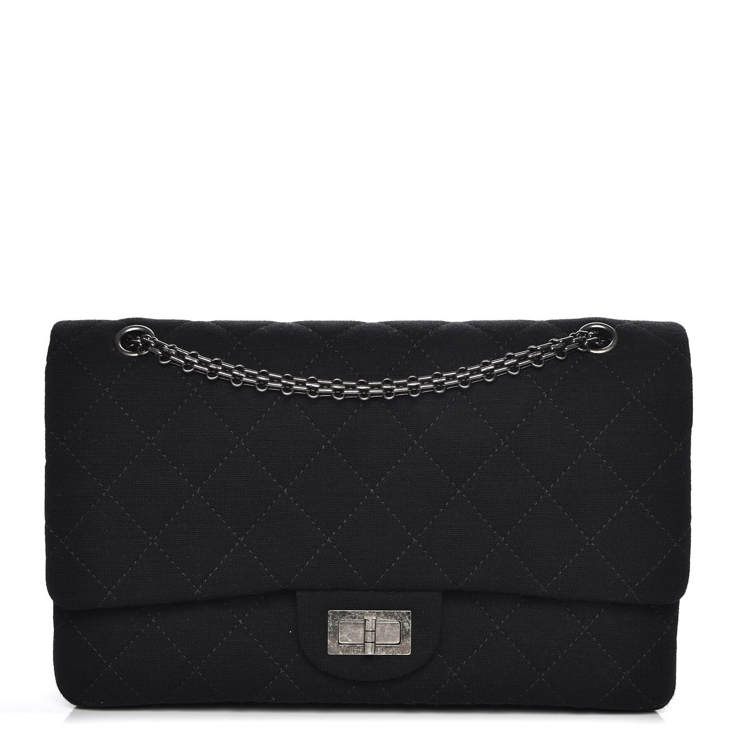 Jersey Quilted 2.55 Reissue 227 Flap Black