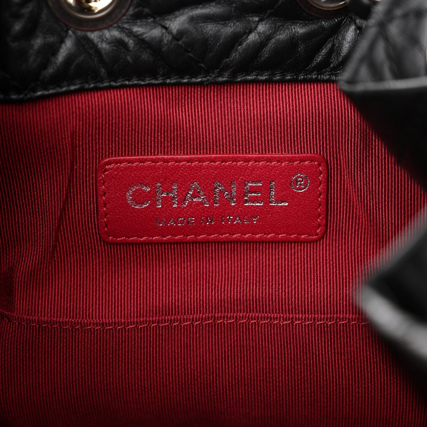 Chanel Aged Calfskin Quilted Small Gabrielle Backpack Black 6 of 11