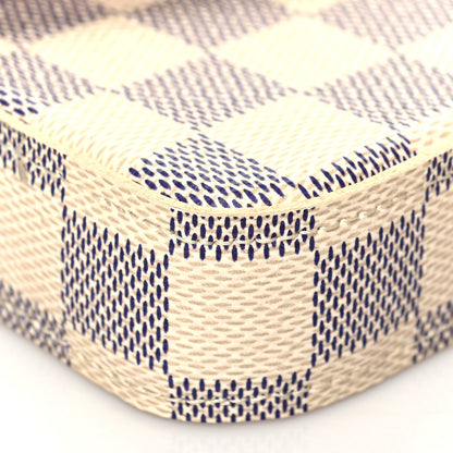 Louis Vuitton Damier Azur Pochette Felicie Chain Wallet Rose Ballerine 9 of 12