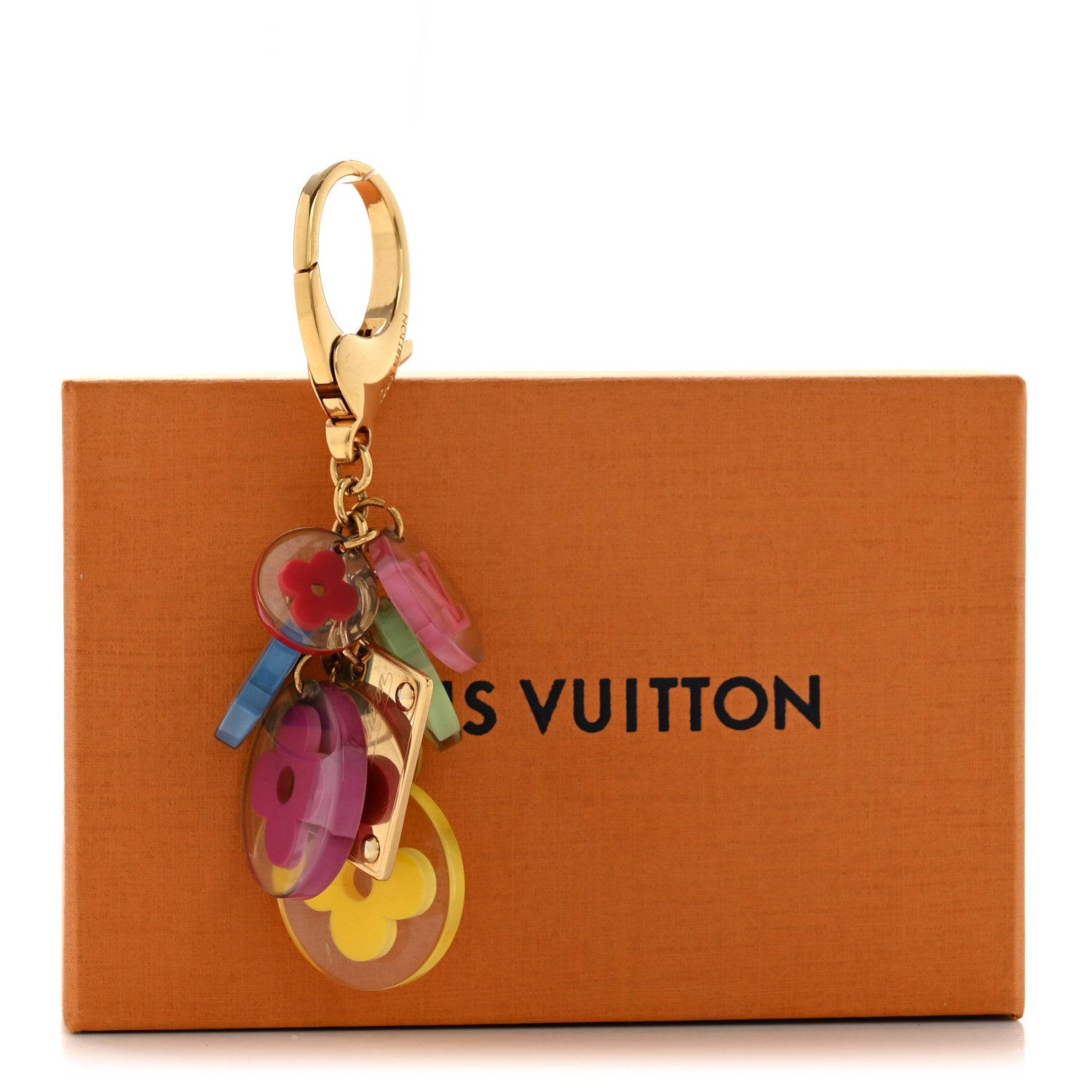 Louis Vuitton Resin Candy Fleurs Bag Charm Multicolor 5 of 5