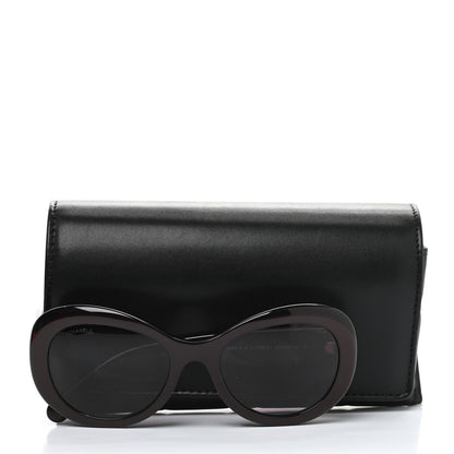 Chanel Acetate Oval CC Sunglasses 5469-B-A Burgundy 8 of 9