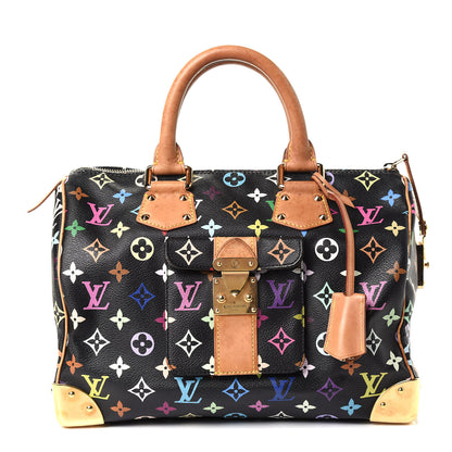 Louis Vuitton Monogram Multicolor Speedy 30 Black 1 of 8