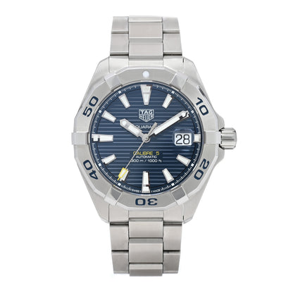 Tag Heuer Stainless Steel 41mm Aquaracer 300M Automatic Watch Blue WBD2112-0 1 of 5