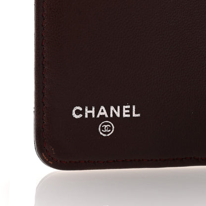 Chanel Lambskin Quilted Medium Agenda Cover Black 6 of 8