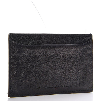 Balenciaga Agneau Giant 12 Gold Hardware Card Case Black 3 of 7