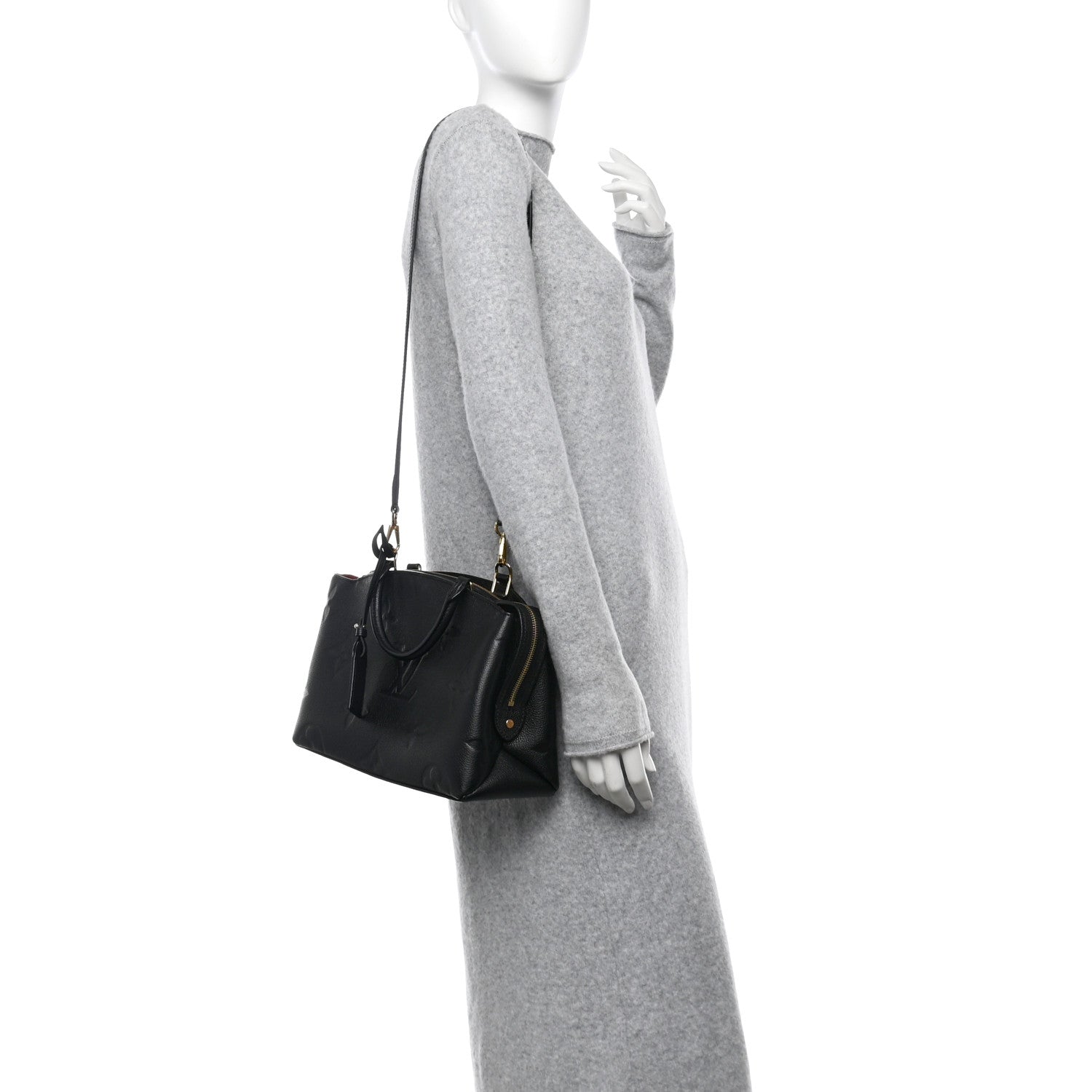 Louis Vuitton Empreinte Monogram Giant Petit Palais Black 2 of 12