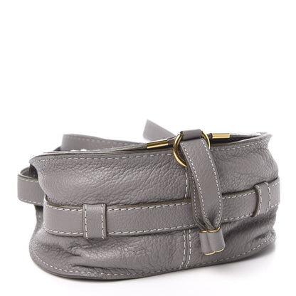 Chloe Calfskin Mini Marcie Round Crossbody Bag Cashmere Grey 4 of 10