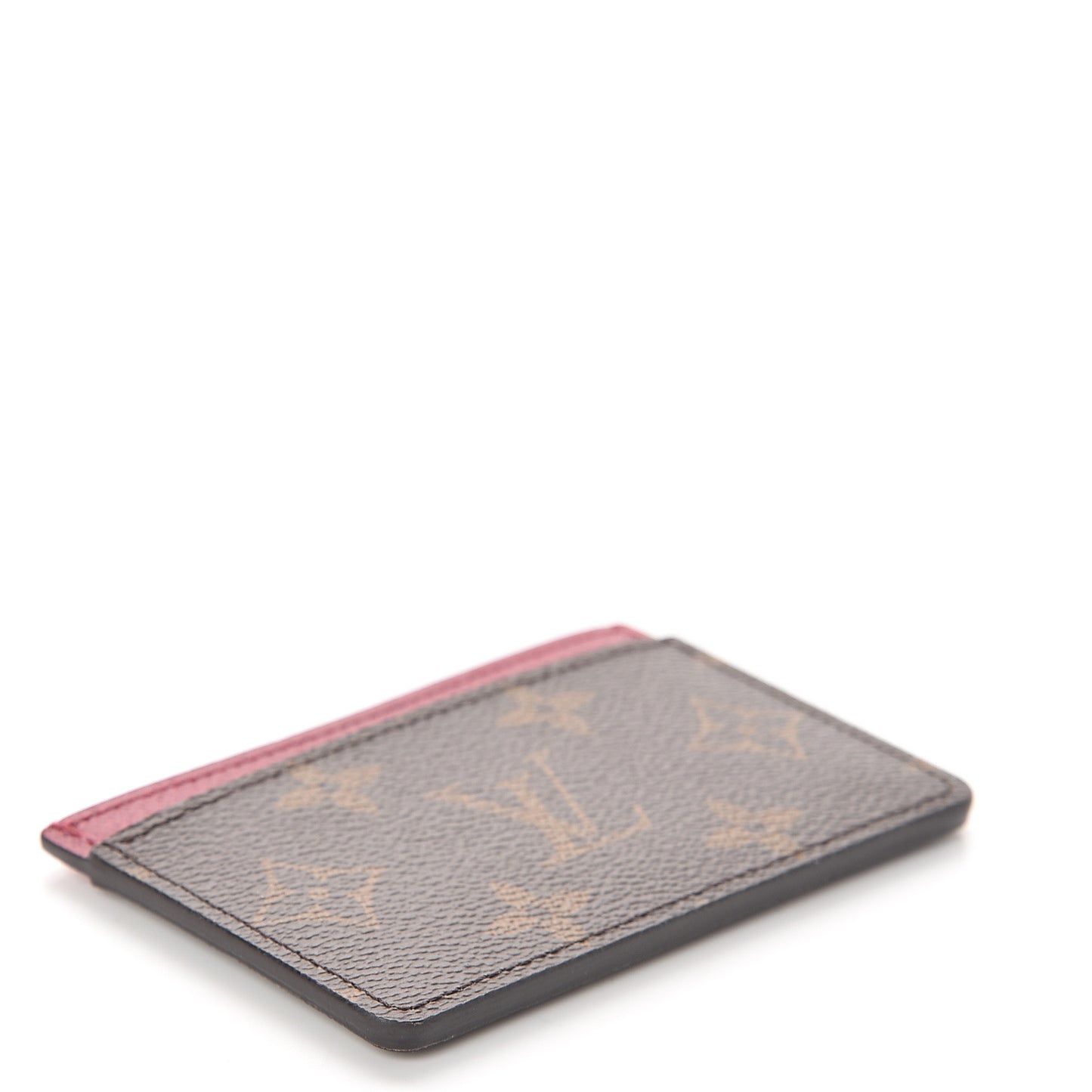 Monogram Card Holder Fuchsia