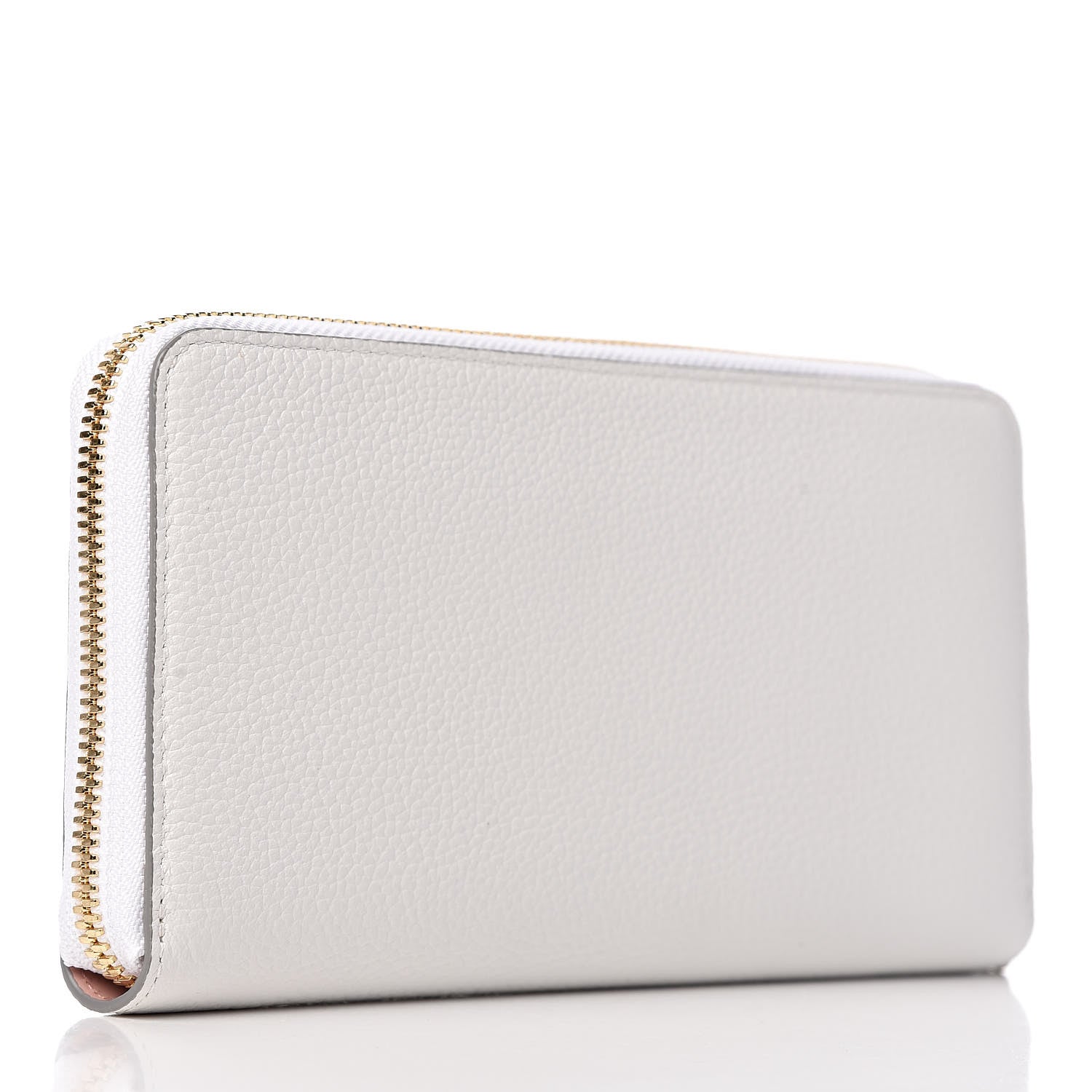 MCM Calfskin Fontanellas Park Avenue Milla Zip Around Wallet White 3 of 8