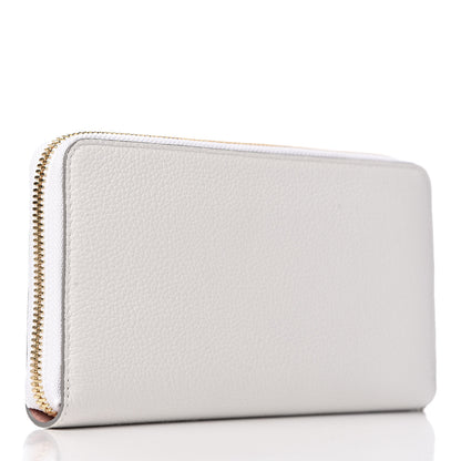 MCM Calfskin Fontanellas Park Avenue Milla Zip Around Wallet White 3 of 8
