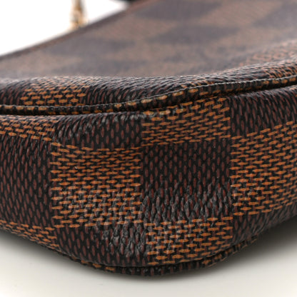 Louis Vuitton Damier Ebene Mini Pochette Accessories 9 of 10