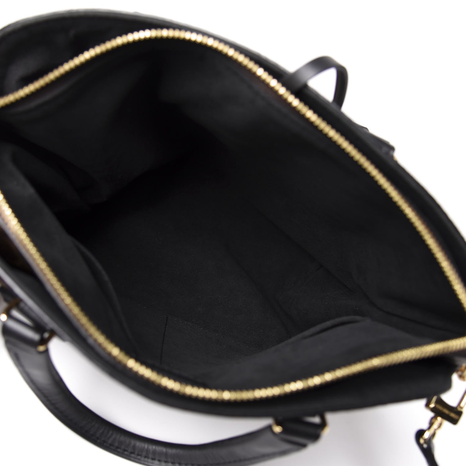 Louis Vuitton Monogram Flower Zipped Tote PM Black 4 of 10