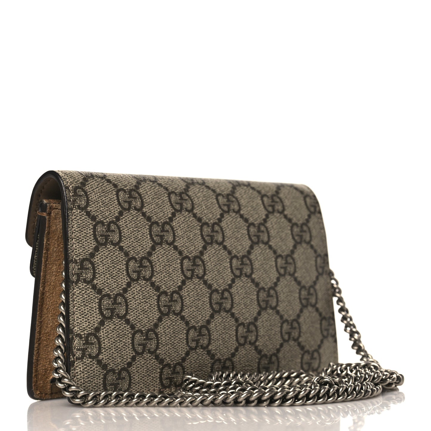 GG Supreme Monogram Super Mini Dionysus Shoulder Bag Taupe