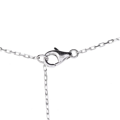 Cartier 18K White Gold Diamond SM D'Amour Pendant Necklace 6 of 7