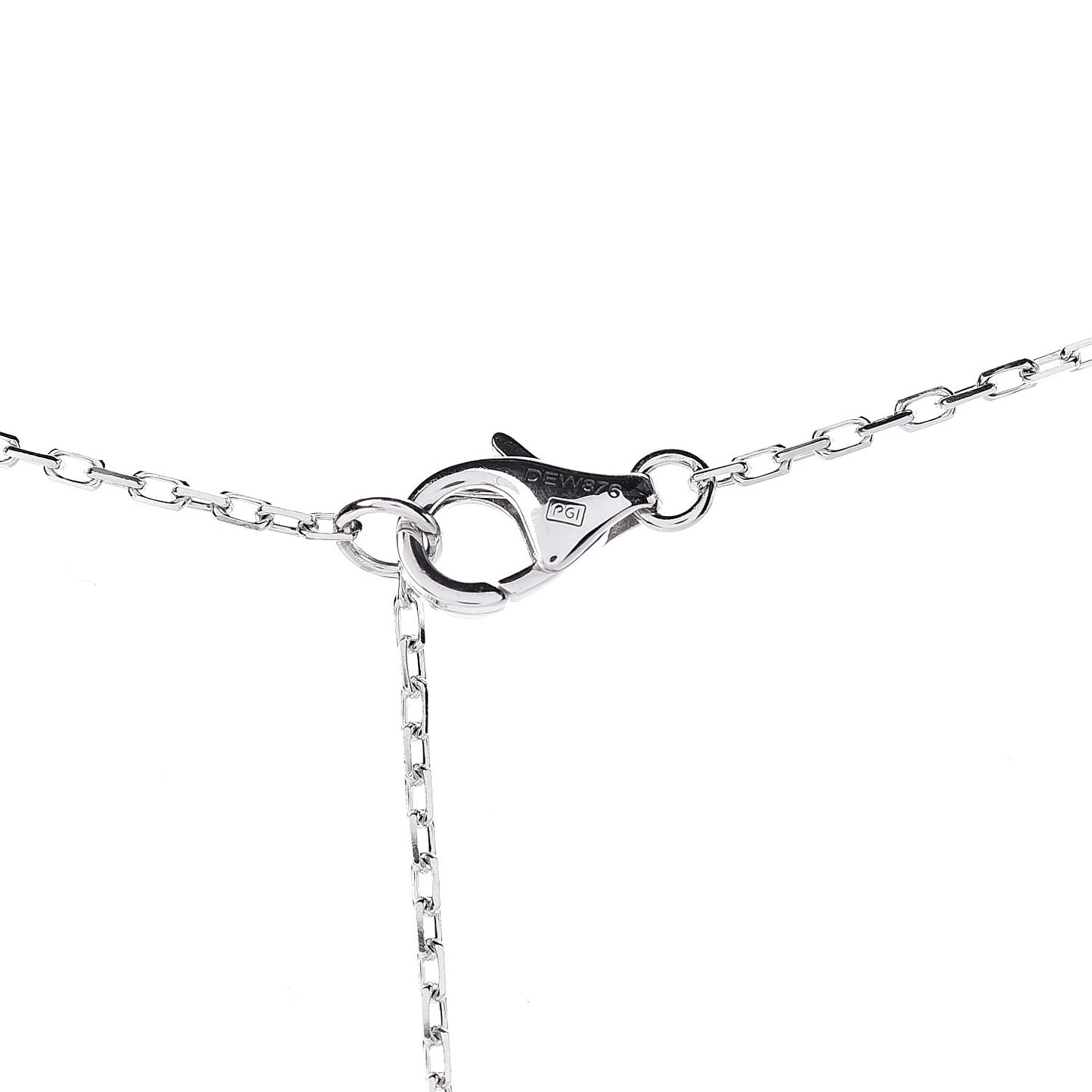 18K White Gold Diamond SM D'Amour Pendant Necklace