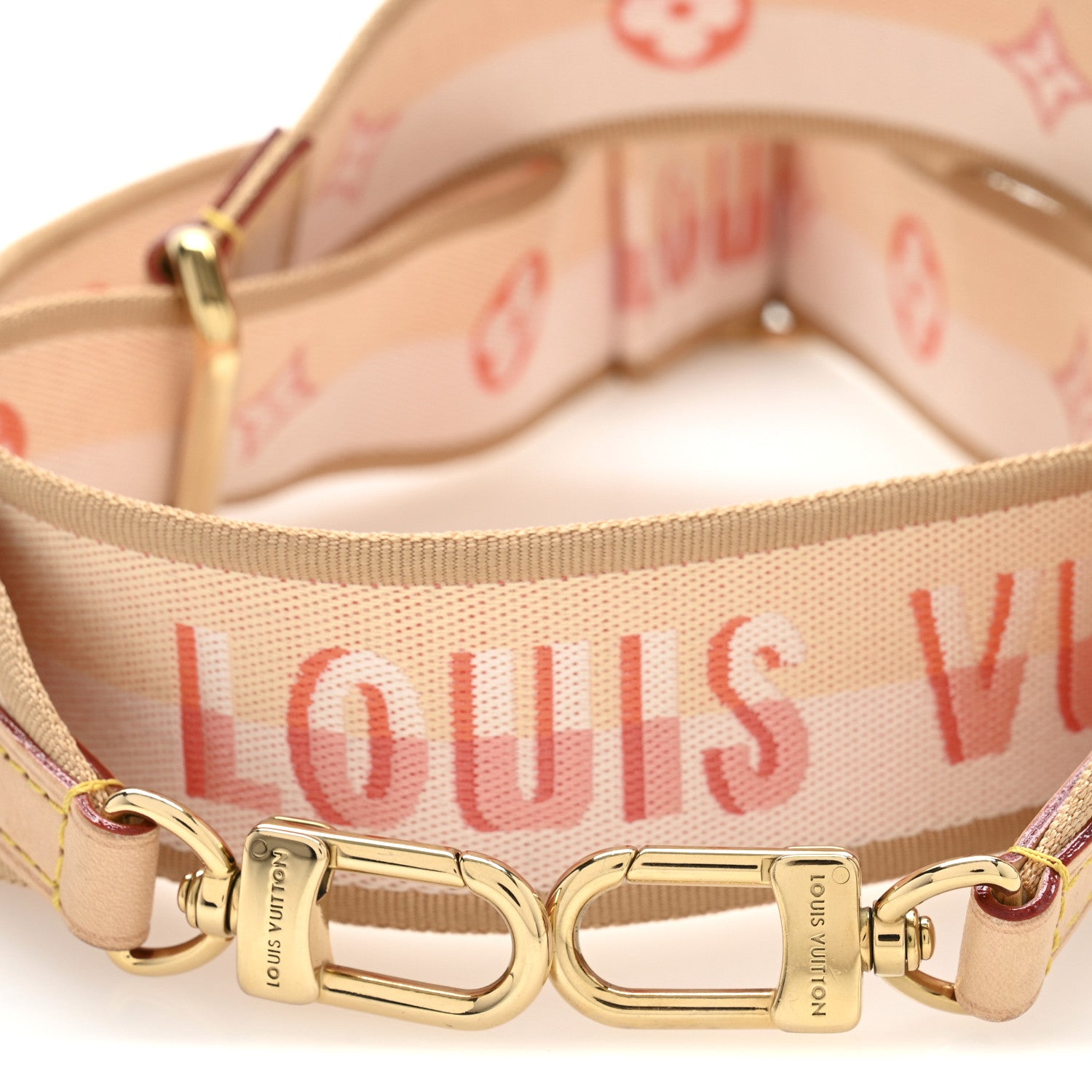 Louis Vuitton Jacquard Speedy Bandouliere 20 Shoulder Strap Pink Orange 3 of 7
