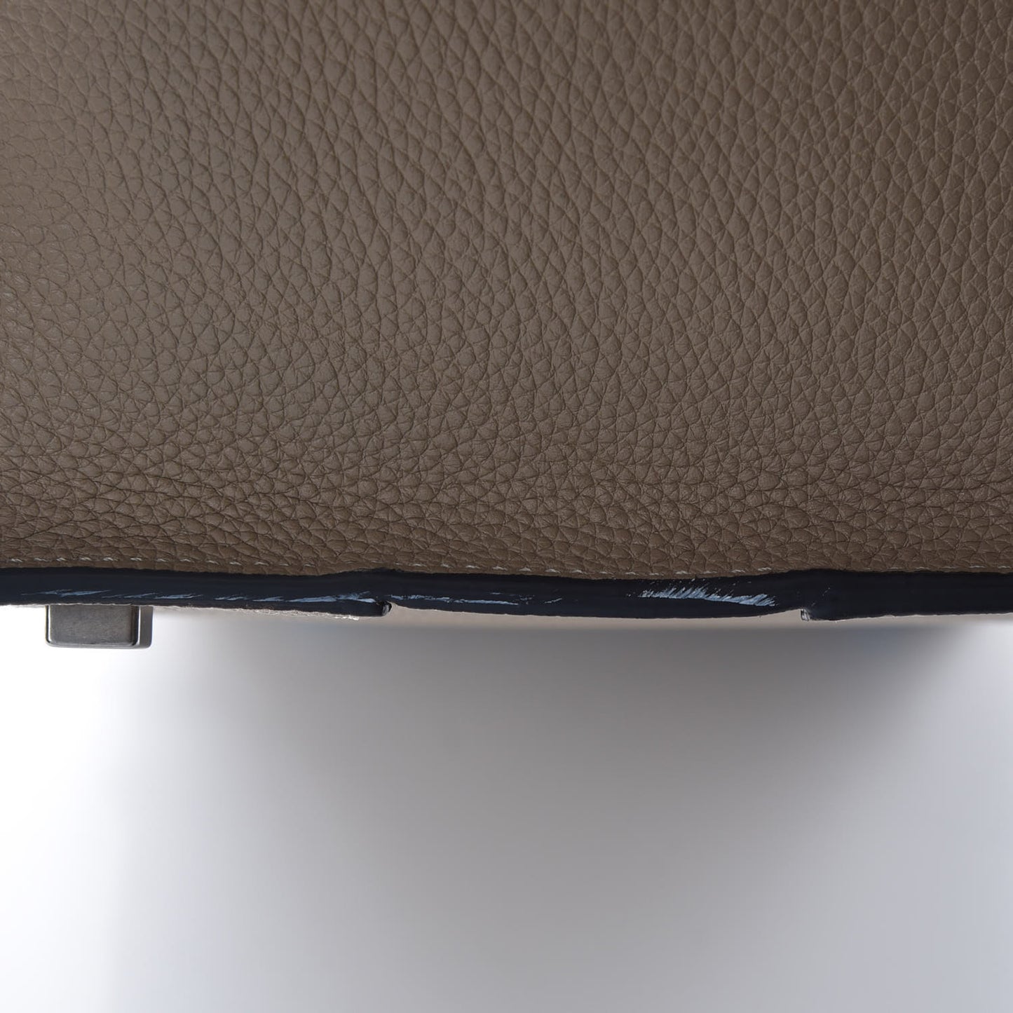 Drummed Calfskin Mini Luggage Dune