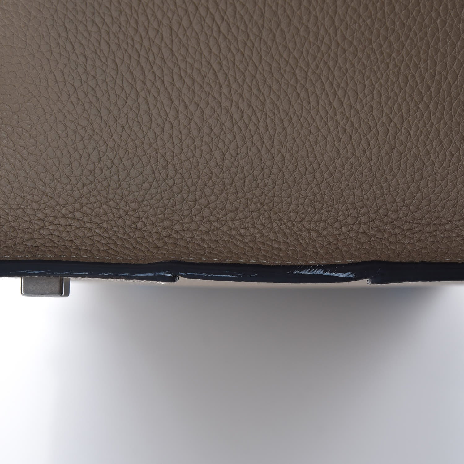 Celine Drummed Calfskin Mini Luggage Dune 15 of 17