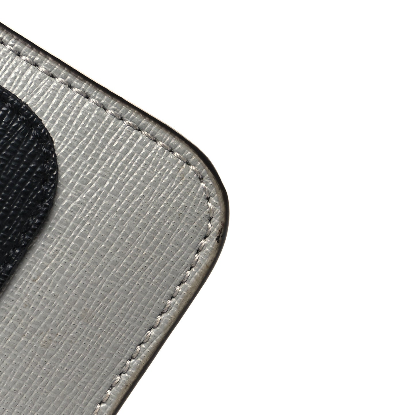 Vitello Elite Monster Eyes Studded Zip Pouch Ghiaccio Black Multicolor