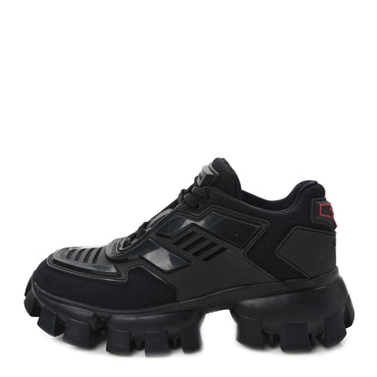 Prada Rubber Technical Knit Fabric Cloudbust Thunder Sneakers 37 Black 1 of 10