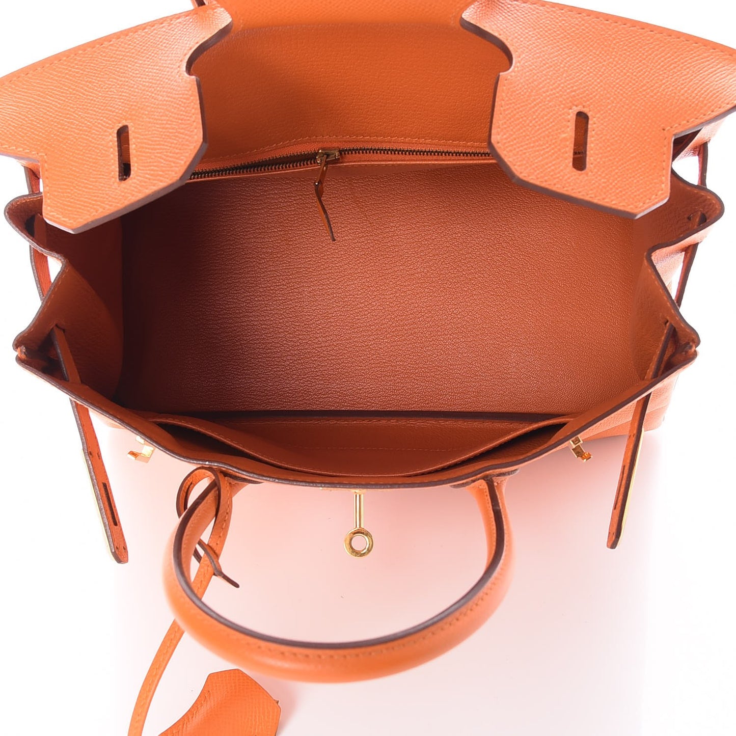 Epsom Birkin 30 Orange