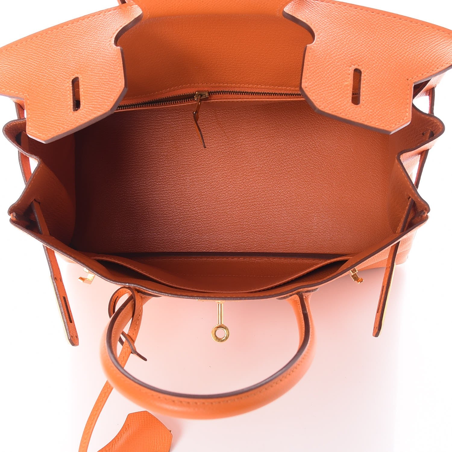 Hermes Epsom Birkin 30 Orange 34 of 36