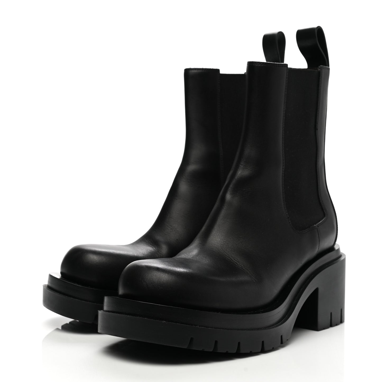 Calfskin The Lug Chelsea 30/70mm Ankle Boots 38 Black