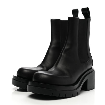 Bottega Veneta Calfskin The Lug Chelsea 30/70mm Ankle Boots 38 Black 3 of 9