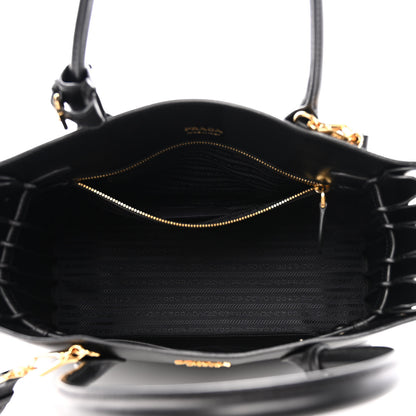 Prada City Calfskin Medium Bibliothèque Tote Black 5 of 11