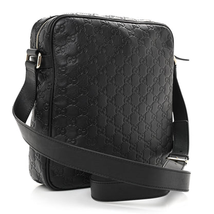 Gucci Guccissima Medium Messenger Black 3 of 8