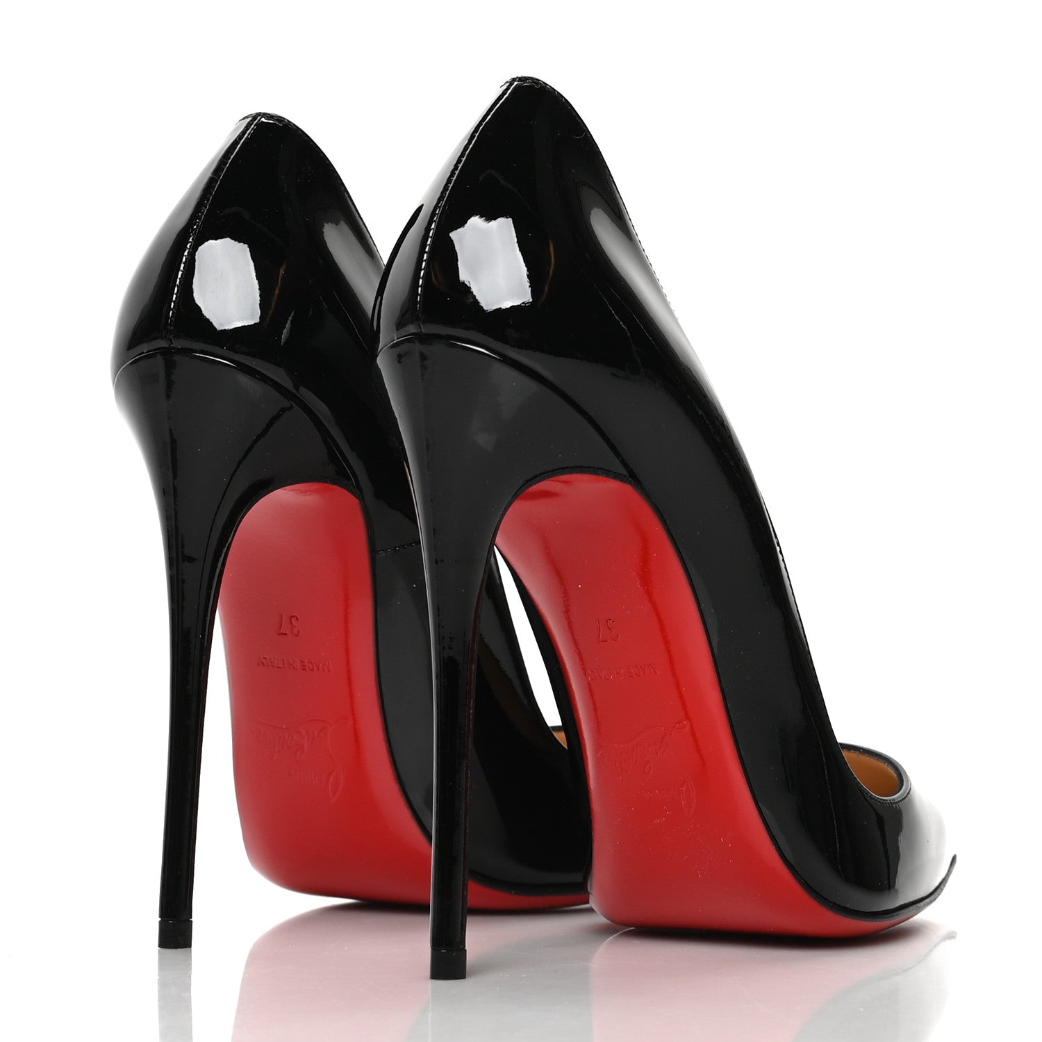 Christian Louboutin Patent So Kate 120 Pumps 37 Black 4 of 7