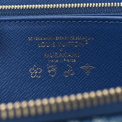 Louis Vuitton LV X TM Monogram Denim Cerises Zippy Wallet Blue 11 of 12