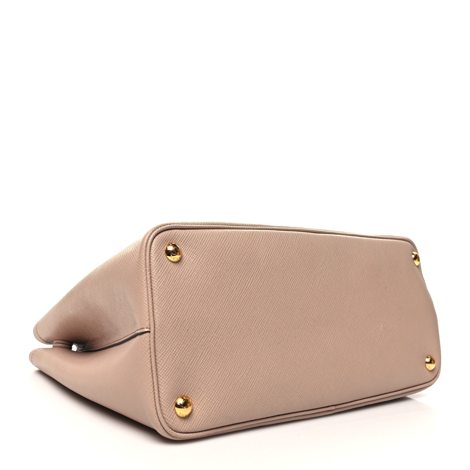 Prada Saffiano Cuir Medium Double Bag Cammeo Black 4 of 11