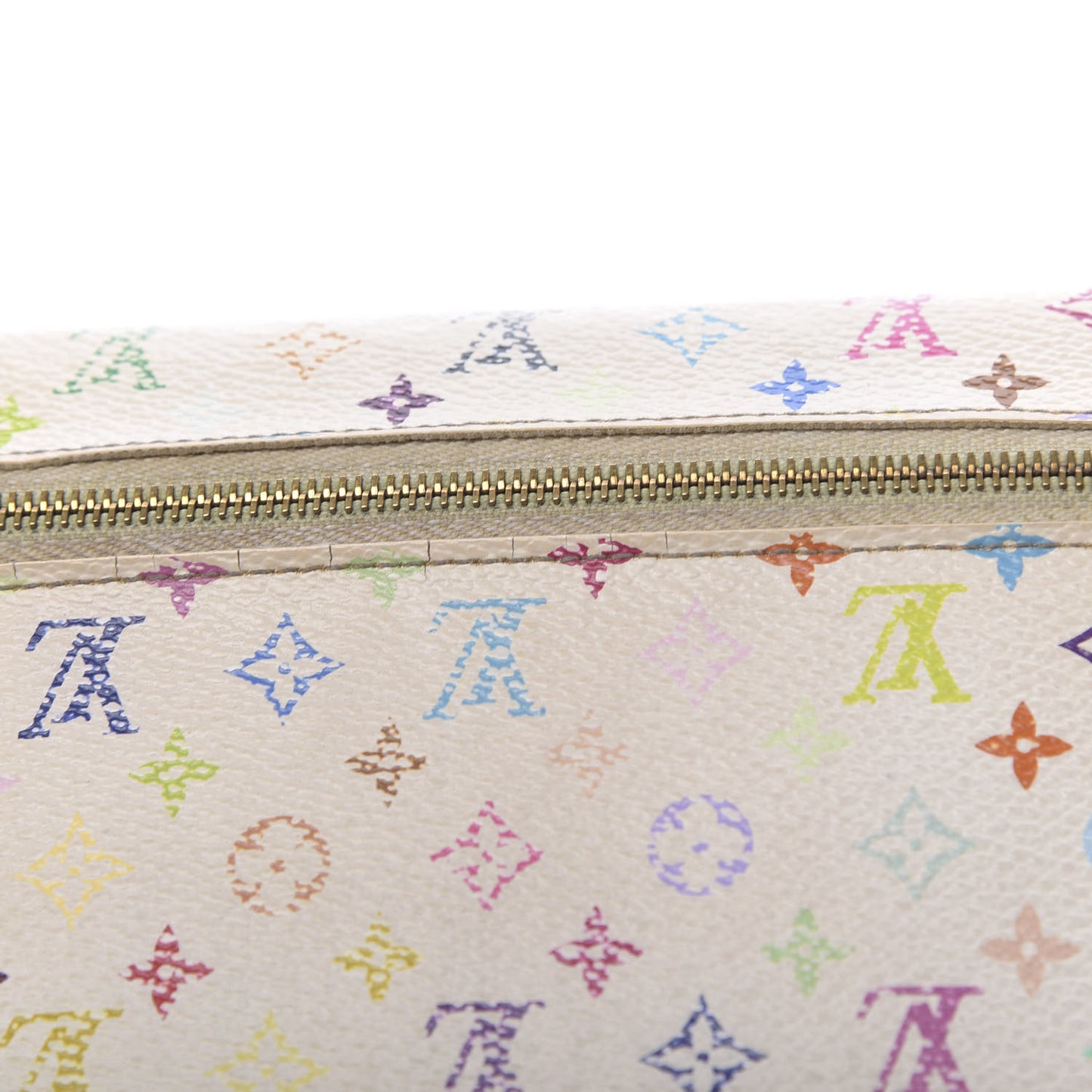 Monogram Multicolor Eugenie Wallet White