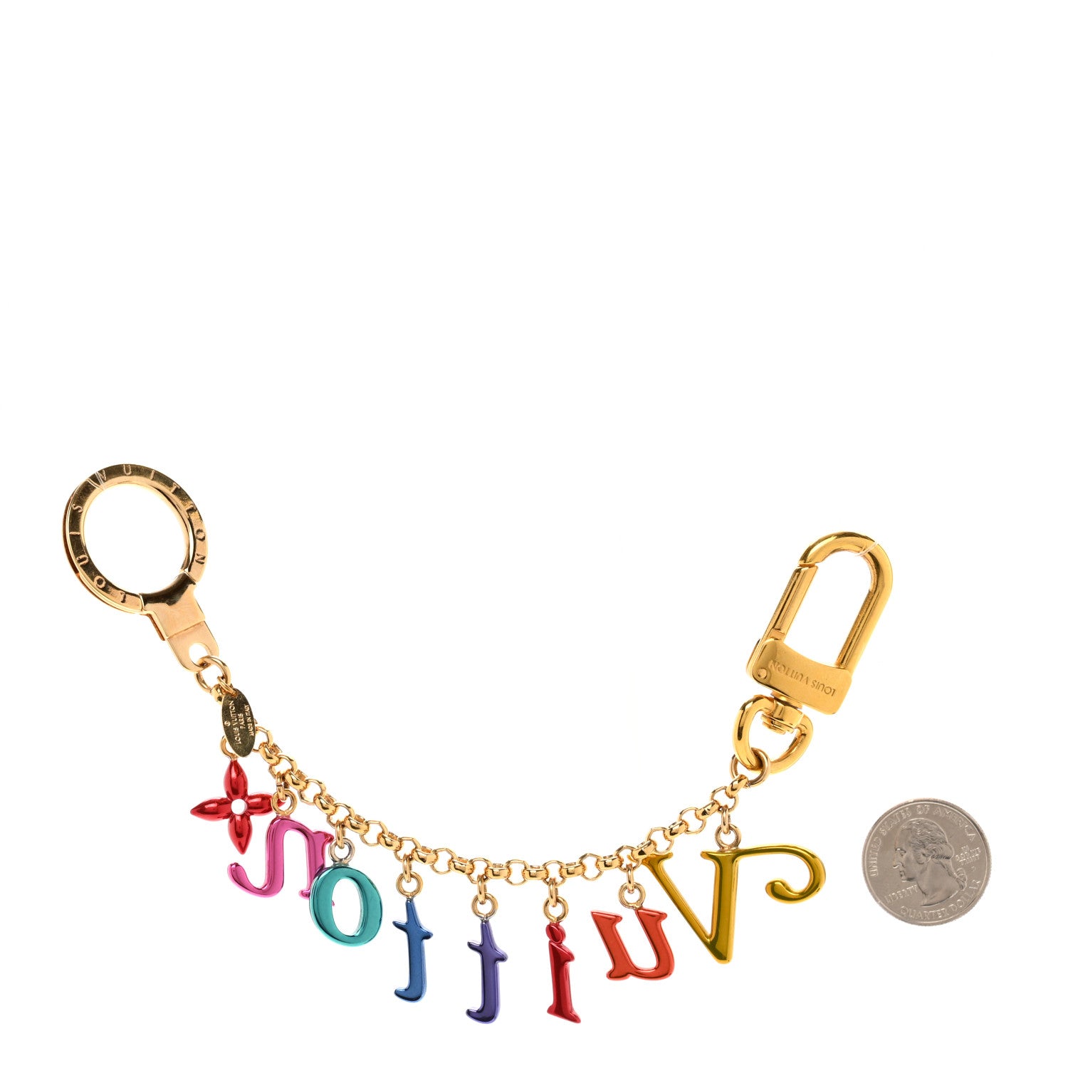 Louis Vuitton New Wave Key Chain Bag Charm Multicolor 2 of 5