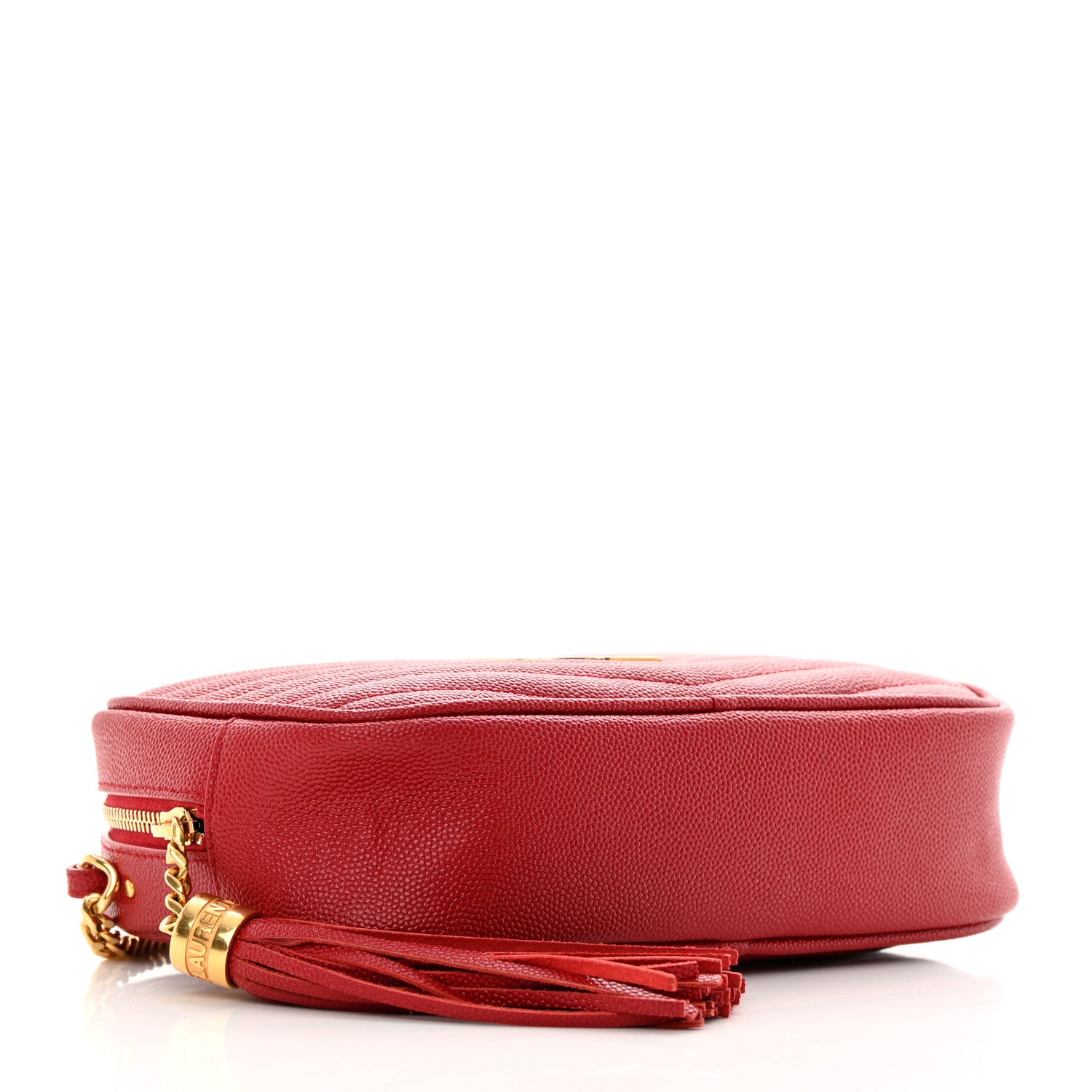 Saint Laurent Grain De Poudre Matelasse Monogram Mini Lou Camera Bag Eros Red 4 of 12