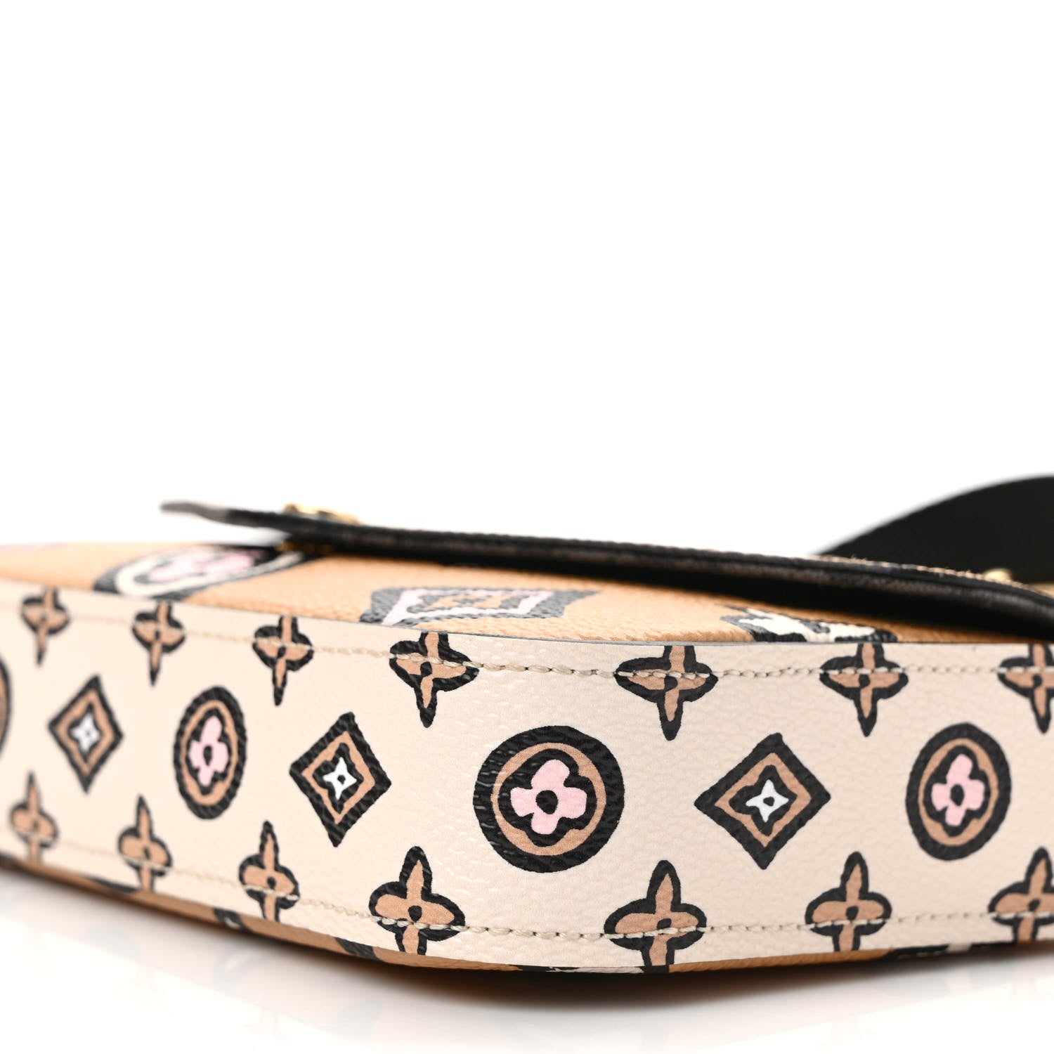 Louis Vuitton Monogram Wild At Heart Felicie Strap & Go Arizona Creme 8 of 10
